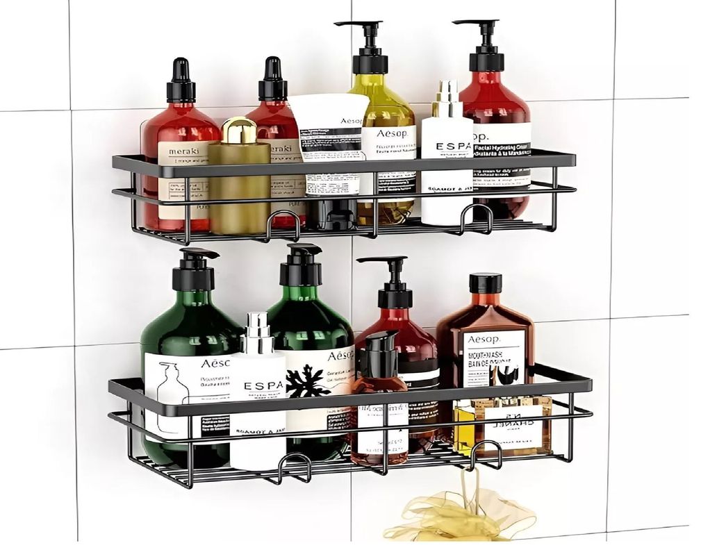 Set 5 Organizador Para Ducha Estante Ducha Repisa Para Ducha-1