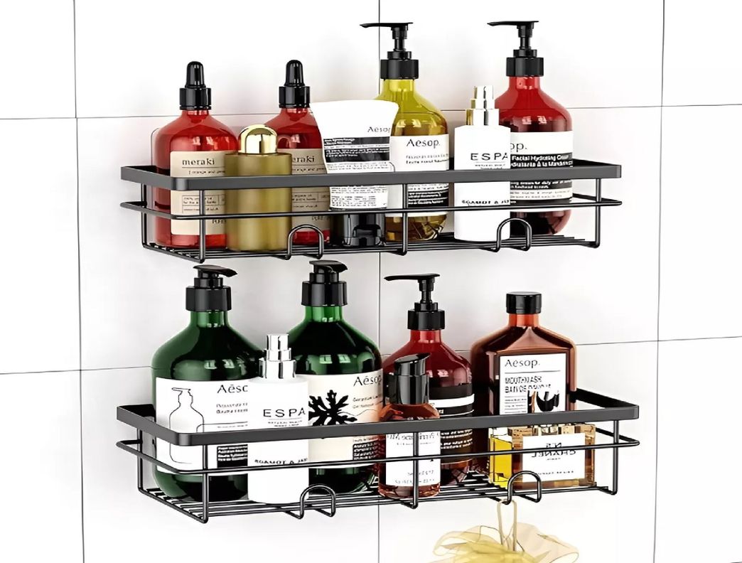 Set 5 Organizador Para Ducha Estante Ducha Repisa Para Ducha-4