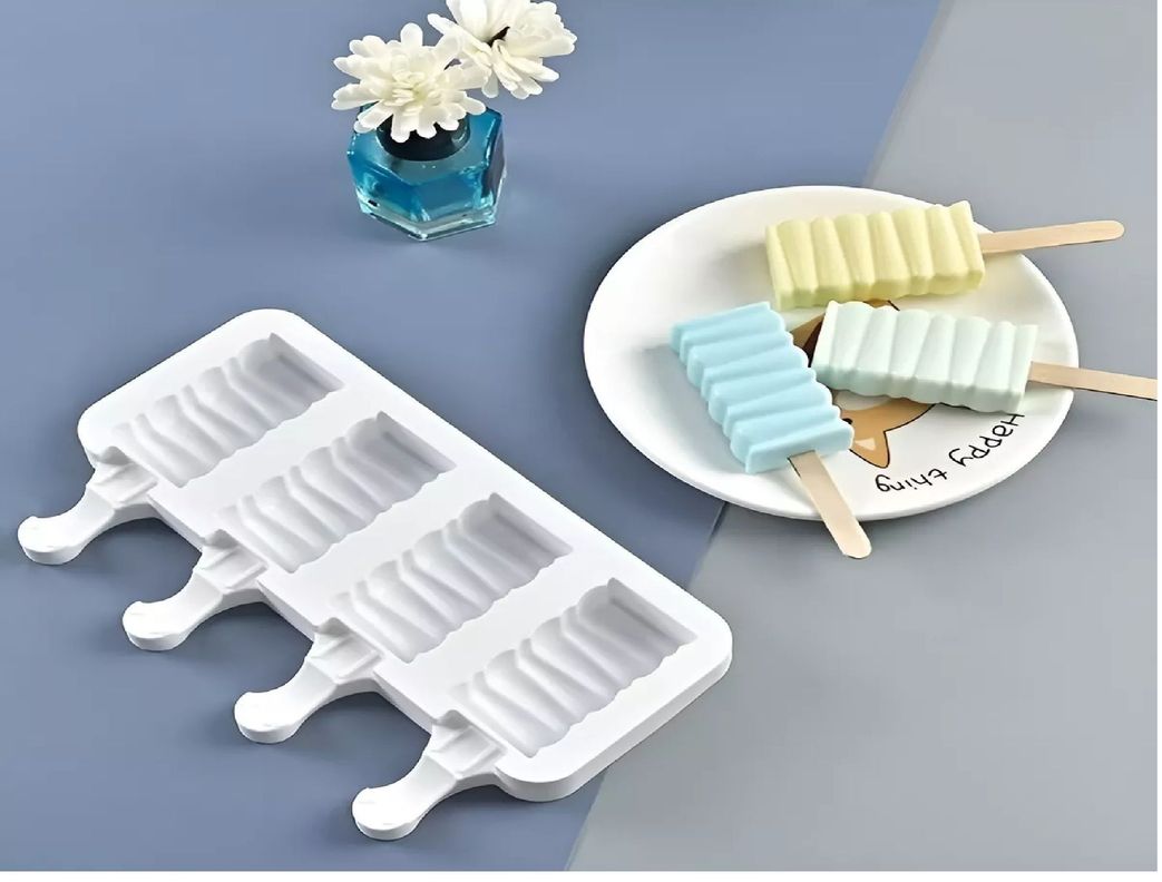 Pack X2 Moldes De Silicona Para Helados Molde Helado Pale419-3