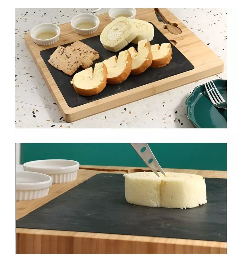 Tablas Para Picar Tabla De Quesos Tabla Picoteo Madera 38cm-1