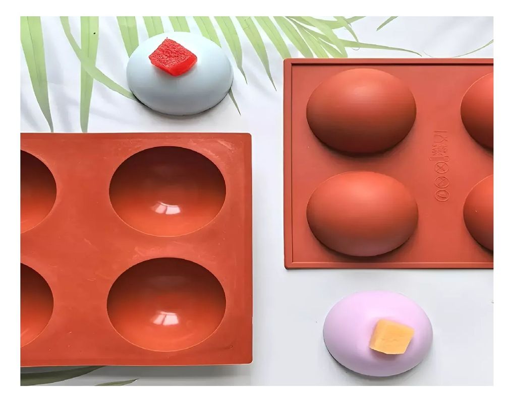 Set X4 Molde Silicona Reposteria Molde De Silicona Esfera-4