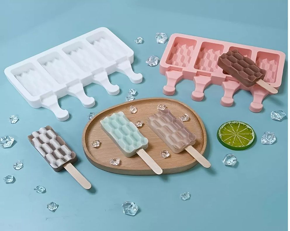 Moldes De Silicona Reposteria Molde Helados Molde Paletas-3