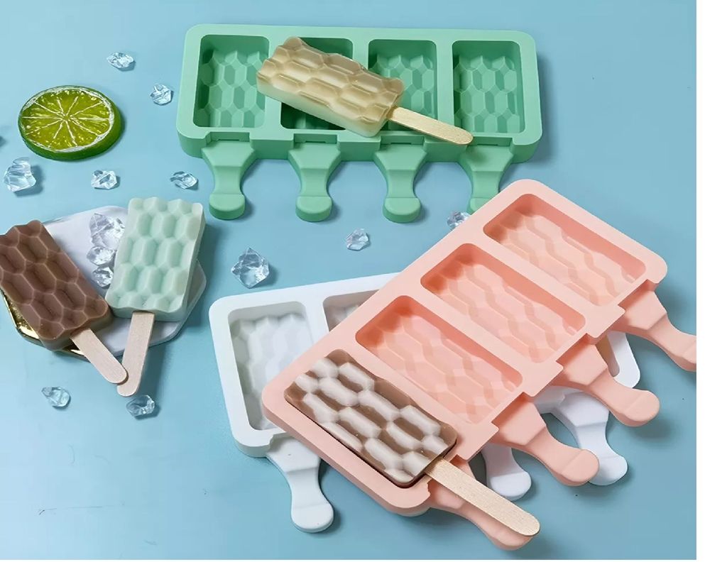 Moldes De Silicona Reposteria Molde Helados Molde Paletas-6
