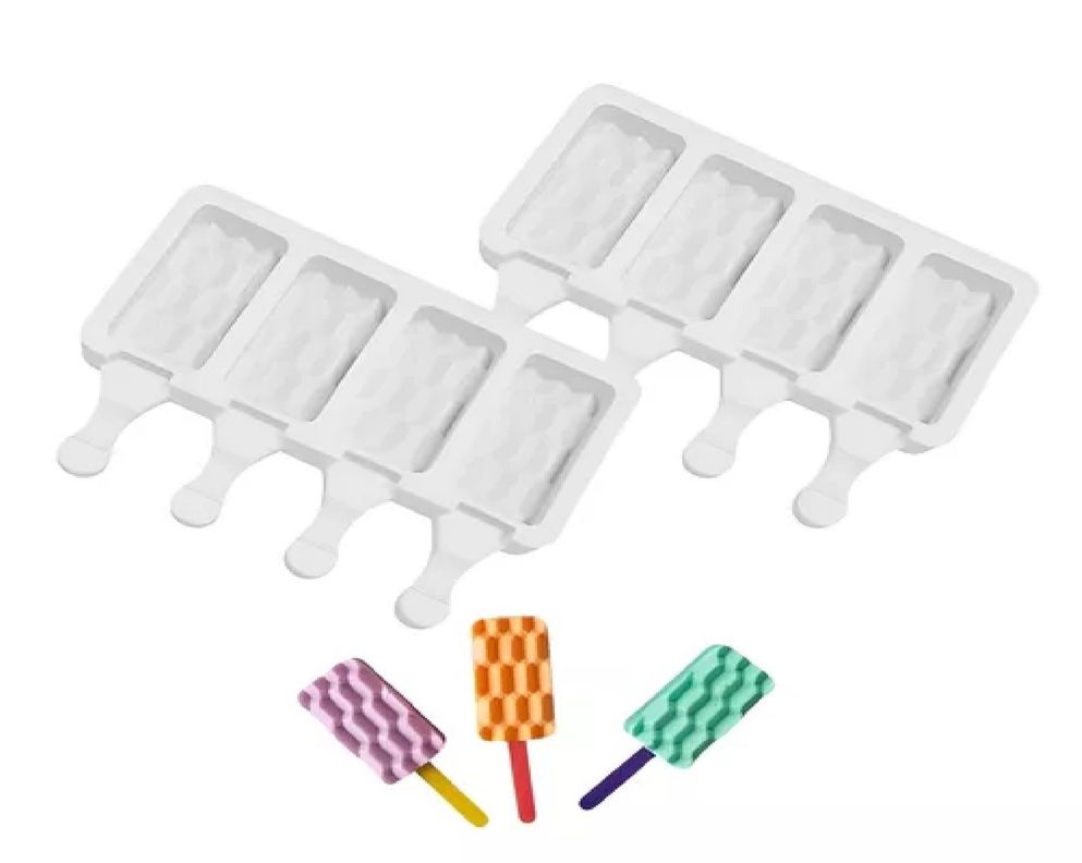Moldes De Silicona Reposteria Molde Helados Molde Paletas-7