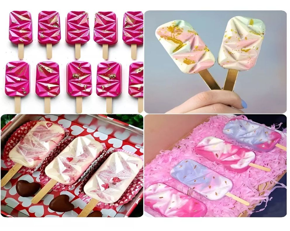 Moldes De Silicona Para Helados Molde Paletas Helado 8c 445 142445-6