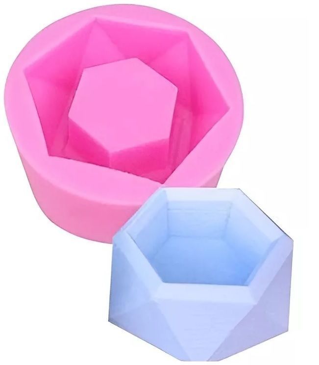 Moldes De Silicona Macetas Velas Yeso -4