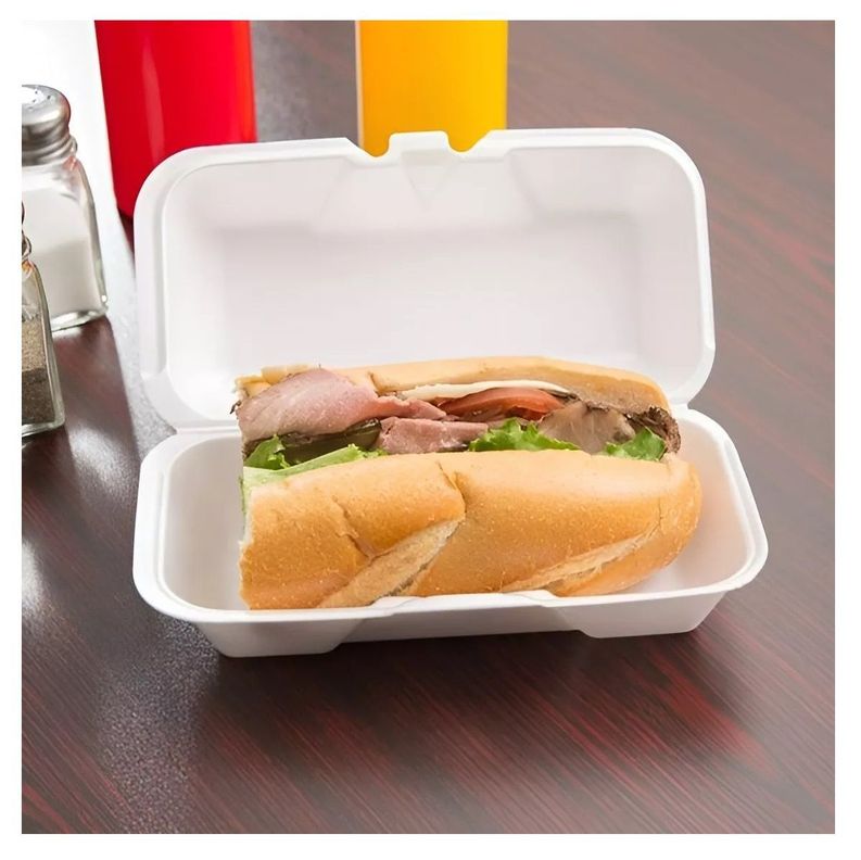 Envases De Plumavit Para Comida Porta Completo Pack 25 Und-1