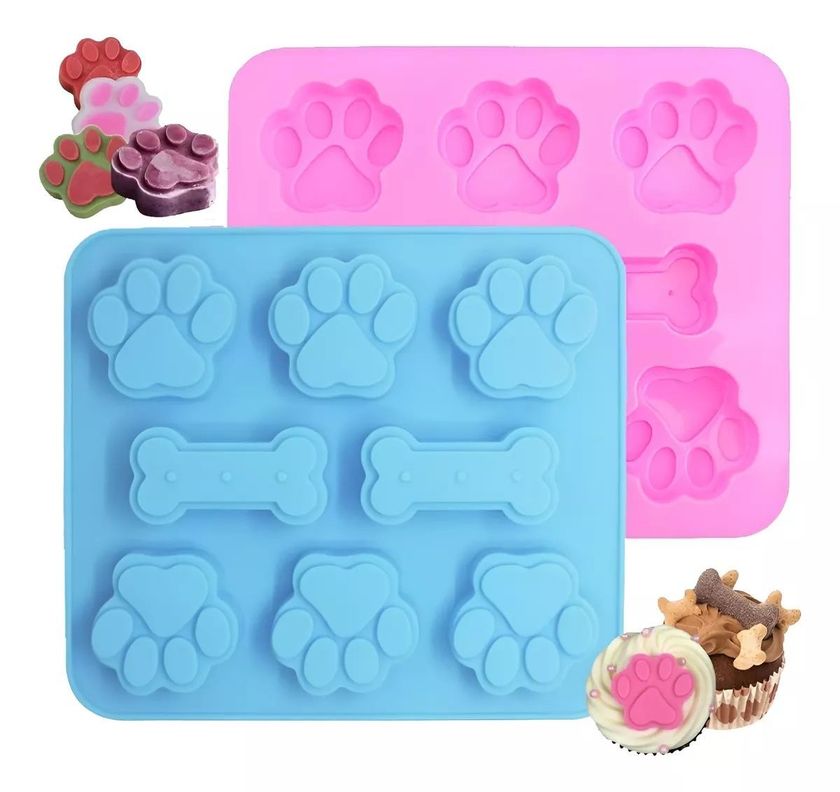 Moldes Silicona Reposteria Molde Chocolate Mascotas 8cavi-0