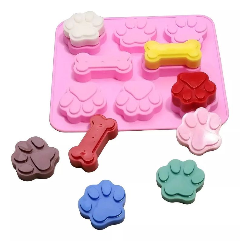 Moldes Silicona Reposteria Molde Chocolate Mascotas 8cavi-5