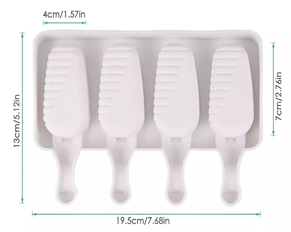 X2 Moldes De Silicona Para Helados Molde Helado Paletas 420-2