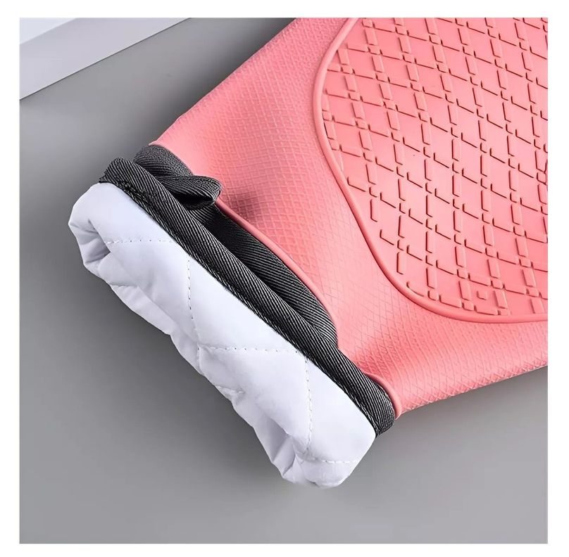 Guante Silicona Para Horno Toma Olla Guantes Cocina 27 Cm Rosa-4
