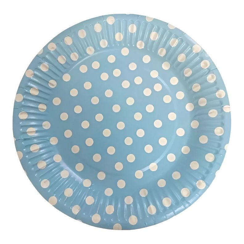 10 Platos Desechables Decoración Cumpleaños 23cm-5