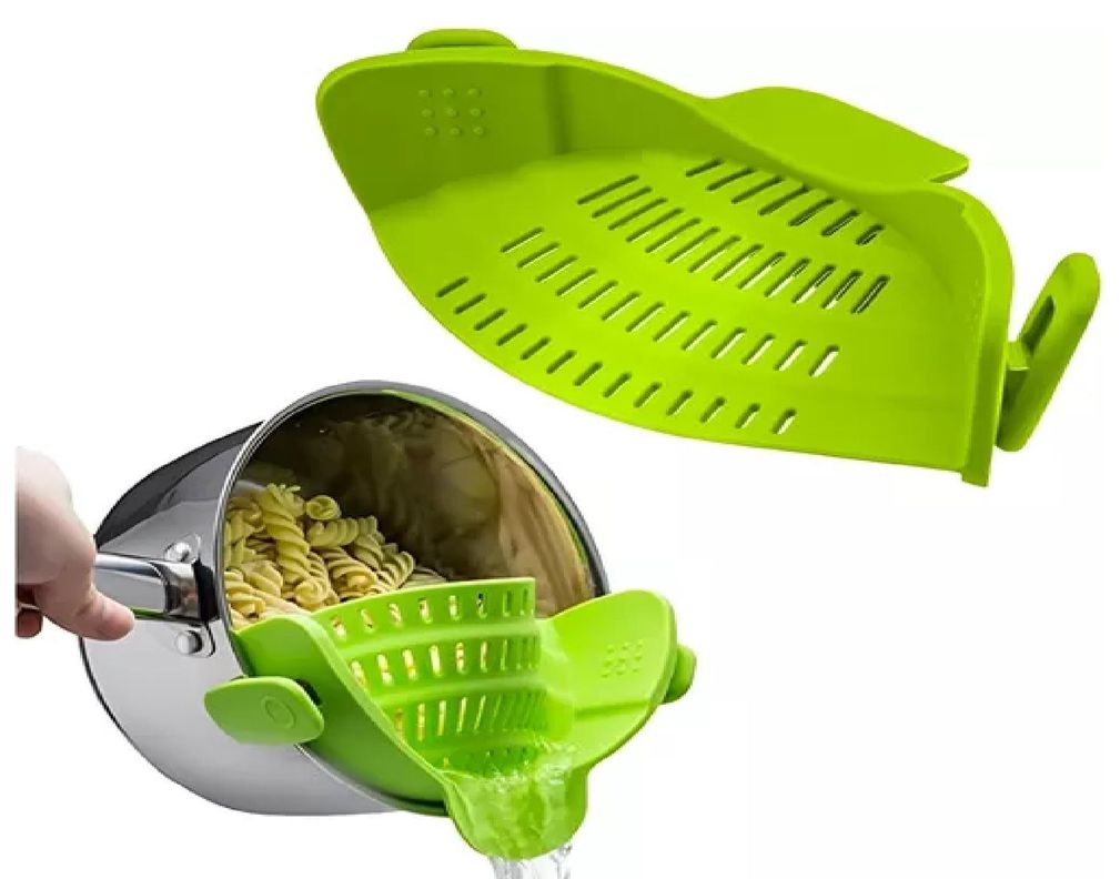 Colador Pasta Colador Escurridor Colador Plegable Silicona-1