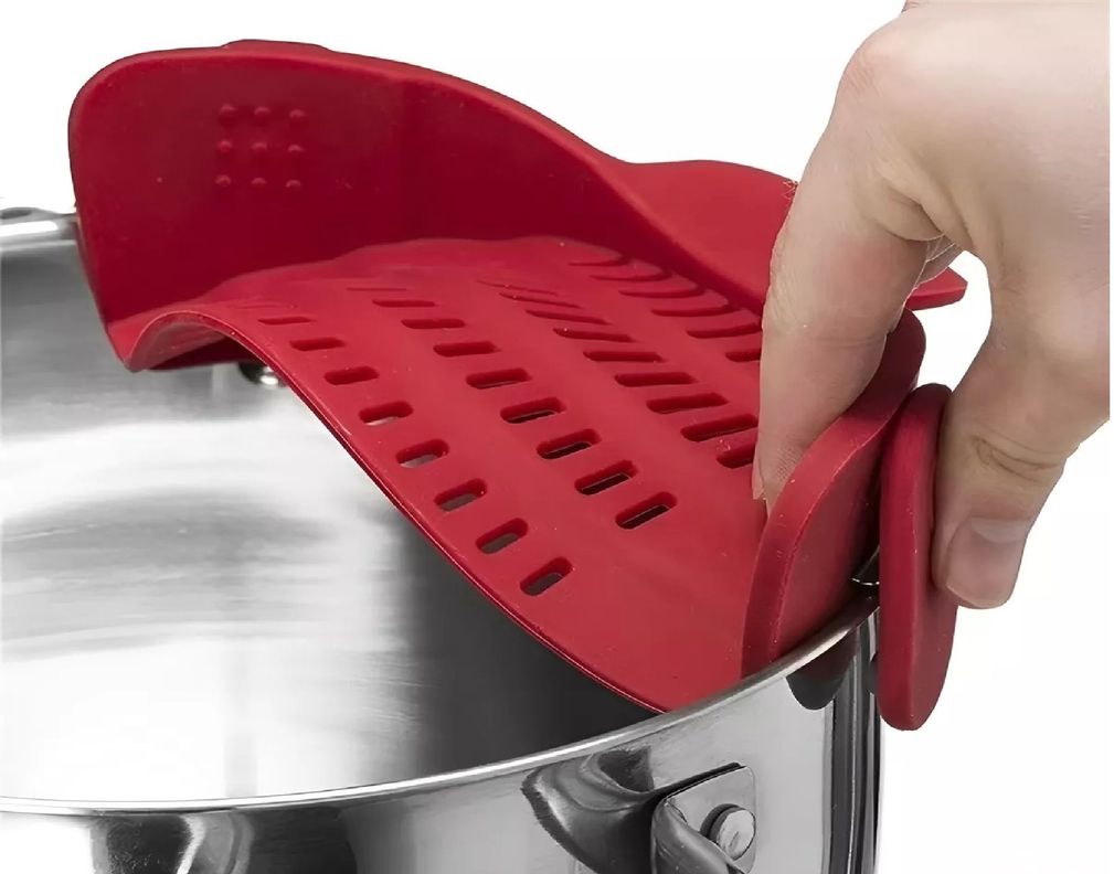 Colador Pasta Colador Escurridor Colador Plegable Silicona-5