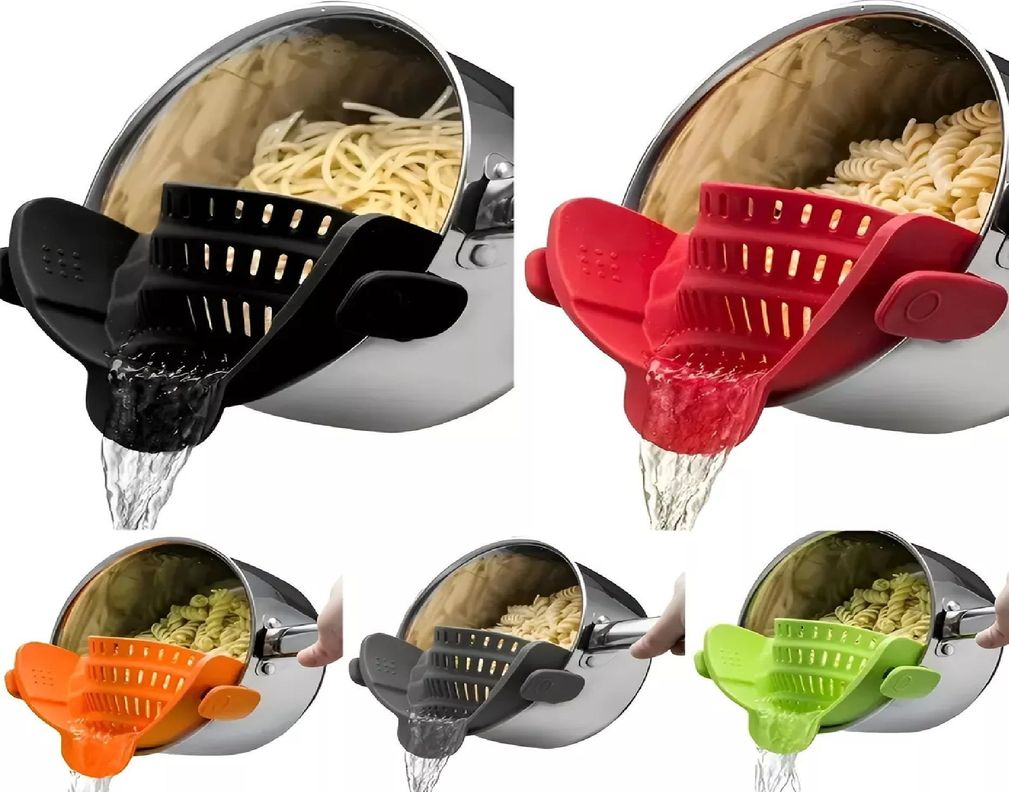 Colador Pasta Colador Escurridor Colador Plegable Silicona-6