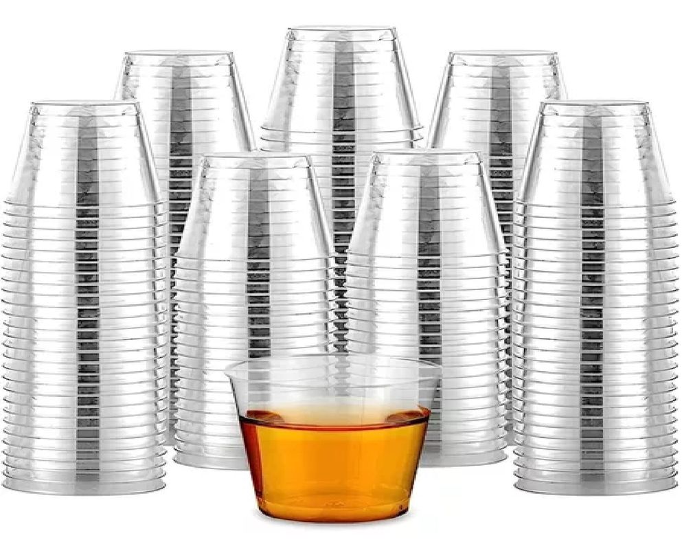  Set 100 Vasos Desechables Vasos Reutilizables Vasos Cerveceros Vasos Acrilicos-1
