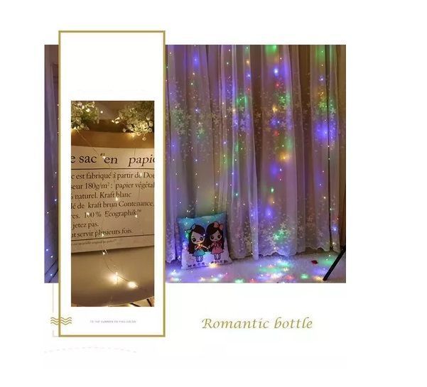 Cortina De Luces Led Cortina Luces Luces Navidad Led Control-6