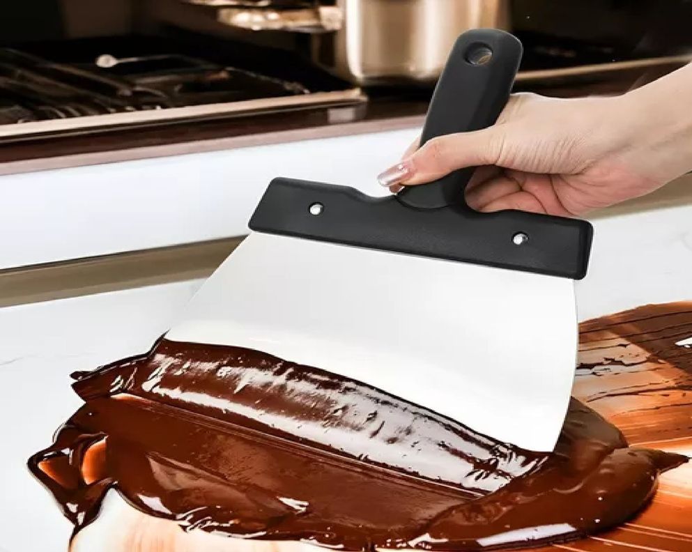 2 Espatulas Reposteria Raspador De Chocolate Termostato 24cm-2