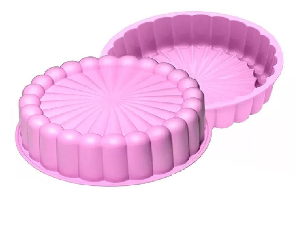 Pack X2 Moldes Reposteria Molde Torta Molde Queque Flor 19cm-0
