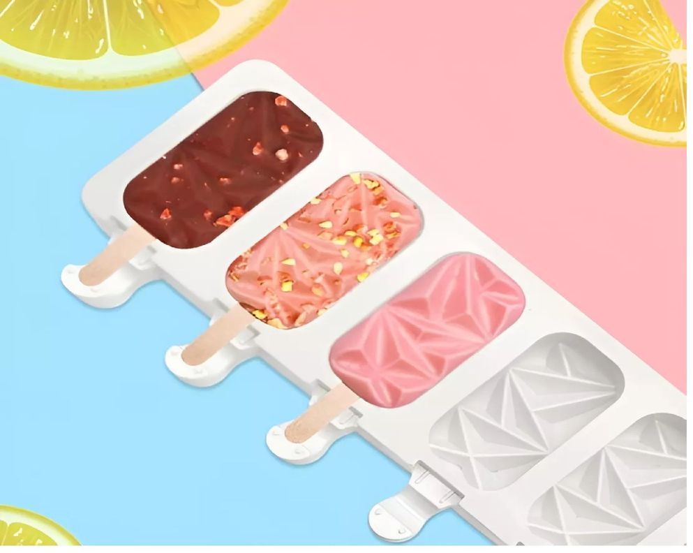 X2 Moldes De Silicona Para Helados Molde Paletas Helado 445  -7