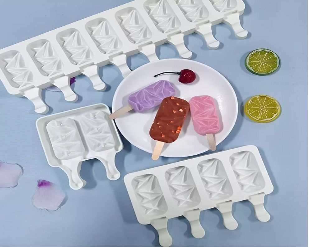 X2 Moldes De Silicona Para Helados Molde Paletas Helado 445  -4