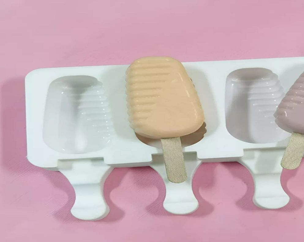 Moldes De Silicona Para Helados Molde Helado Paletas 8cav-4
