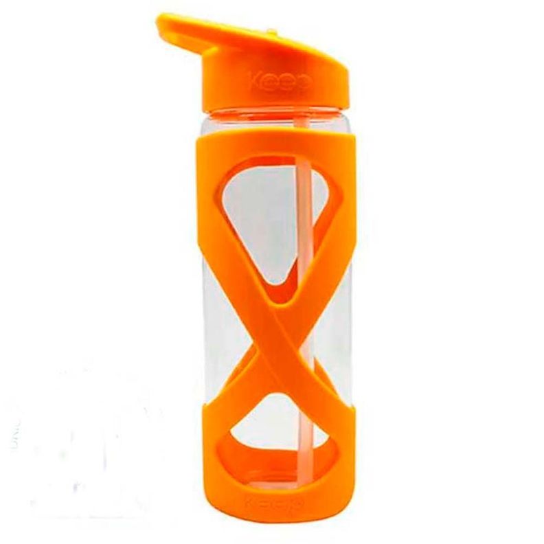 Botella De Vidrio Keep / Naranja-0