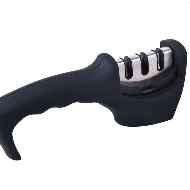 Afilador Manual De Cuchillos Acero Y Cerámico-8