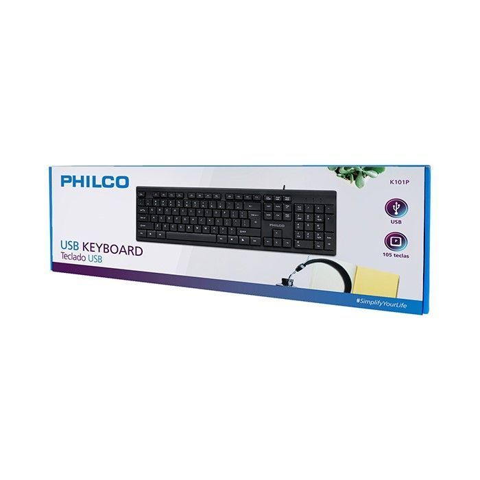 Teclado Usb Philco Estandar CK101 Español-1
