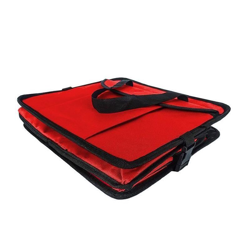 Bolso Organizador Cooler Plegable Maletero Auto Rojo-2