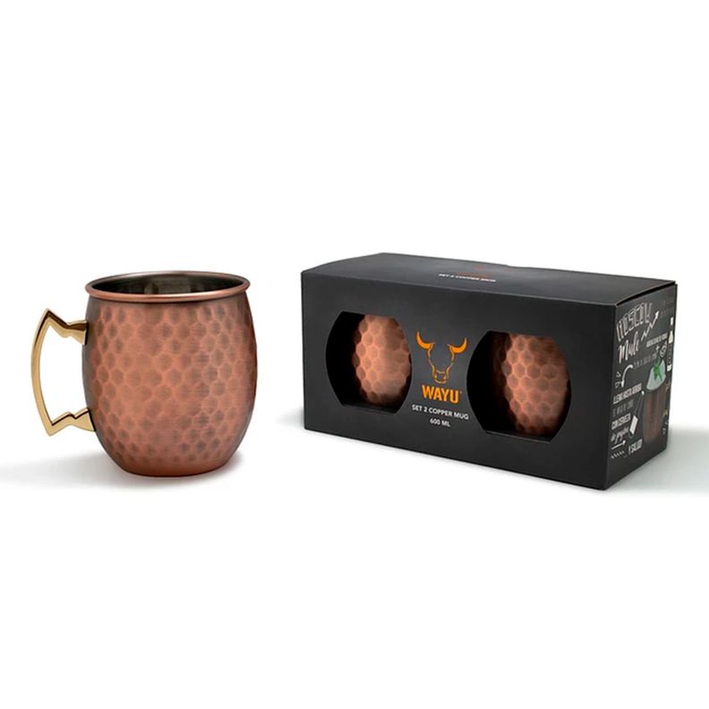 Set De 2 Mugs De Cobre Wayu-1