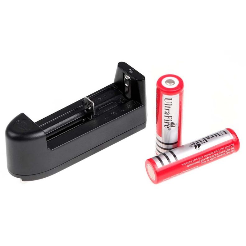 Cargador Batería Pila Litio Recargables 18650, 16340,14500-3