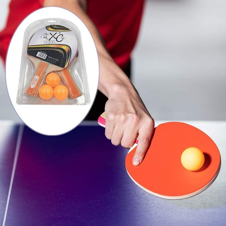 Kit Paletas De Ping Pong-1