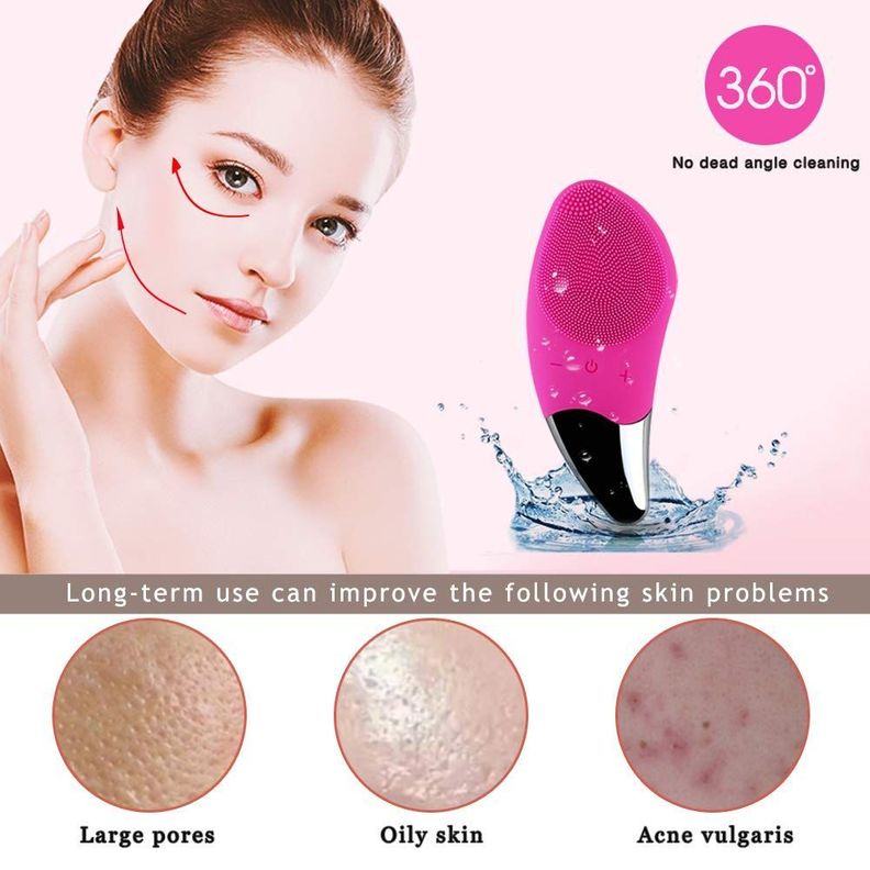 Limpiador Sonic Exfoliador Facial Masajeador Recargable-4