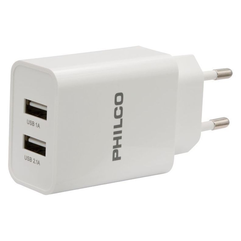 Cargador Pared y Cable Tipo C Philco 2.1A-3