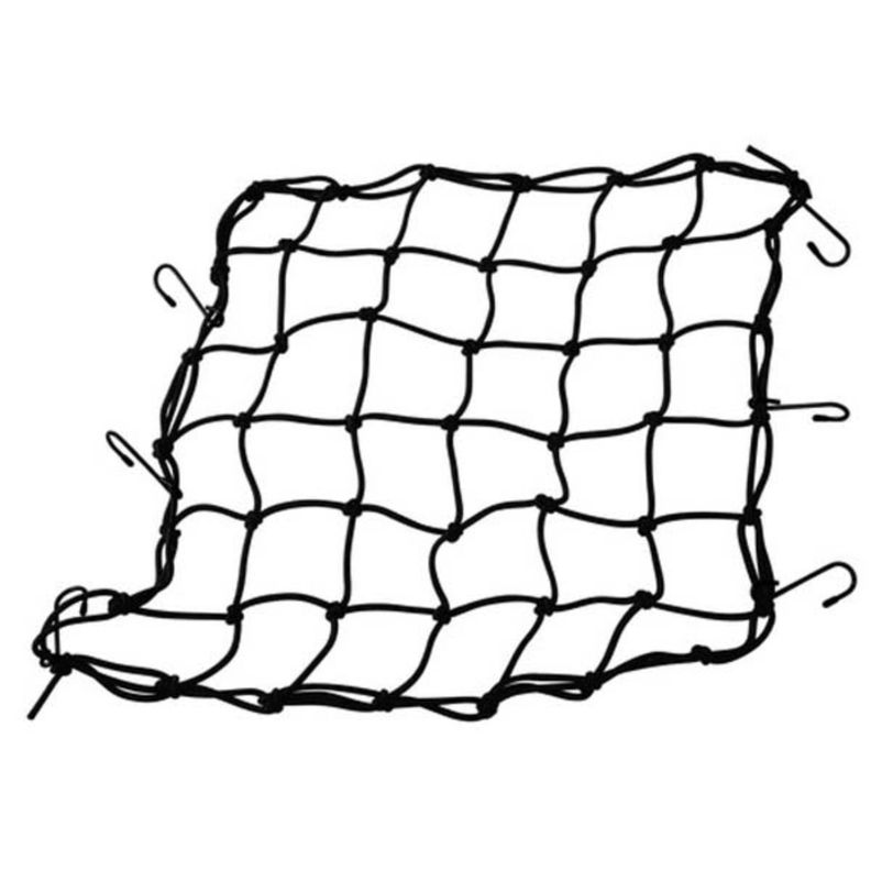 Malla Pulpo Moto Portaequipaje Casco 6 Agarres 40 X 40cm-0