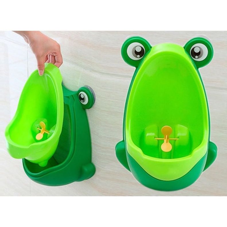 Pélela Urinario Portátil Infantil de Pared Verde-2