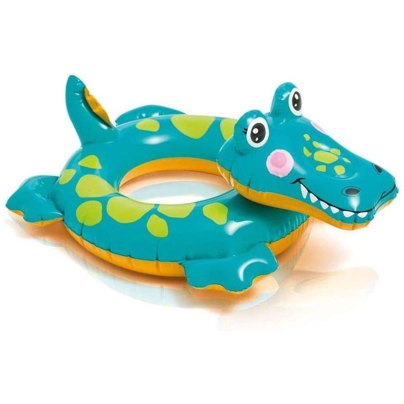 Flotador Inflable Para Niños Intex Modelo Cocodrilo-0