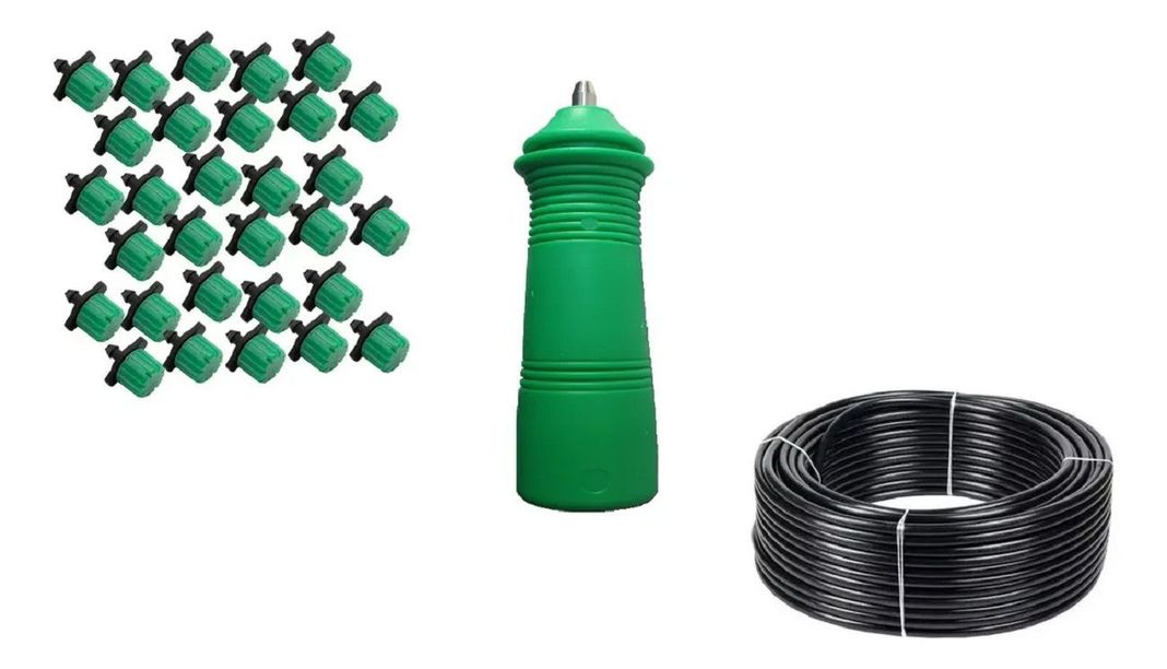 Caneria Plansa 1/2 50mts + Perforador 3mm + Gotero V 30un
