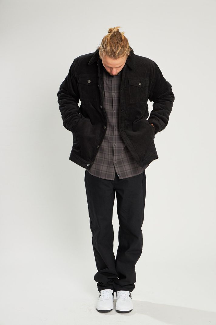 Chaqueta Classic Cotele Negra-0