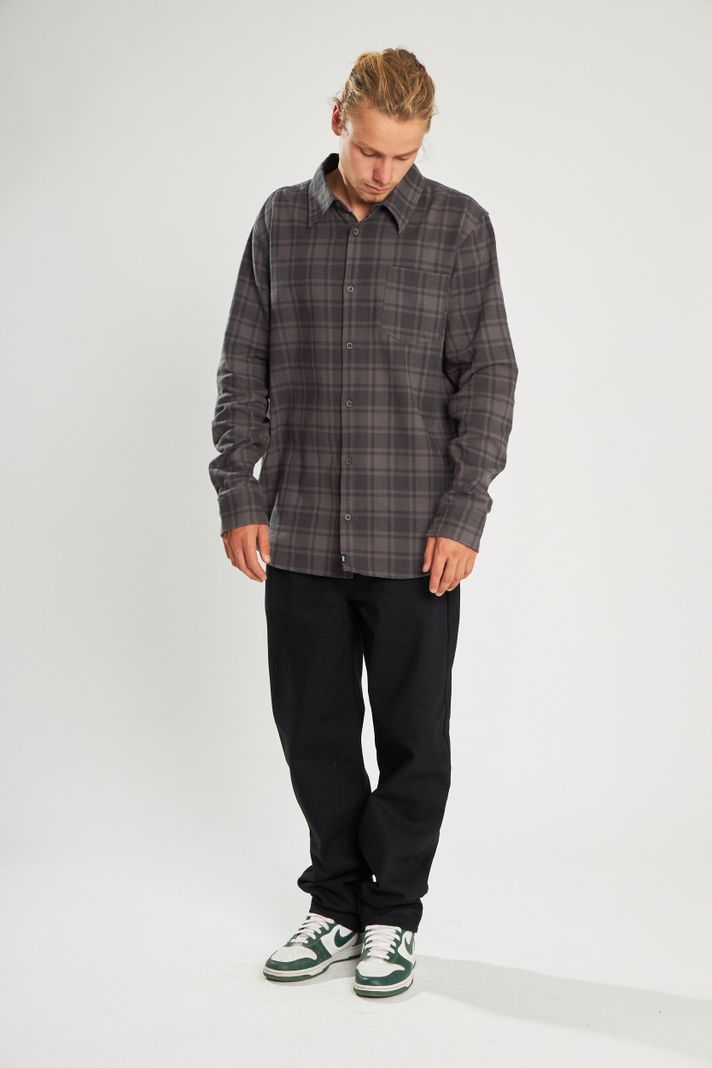 Camisa Franela Fleet Gris-1