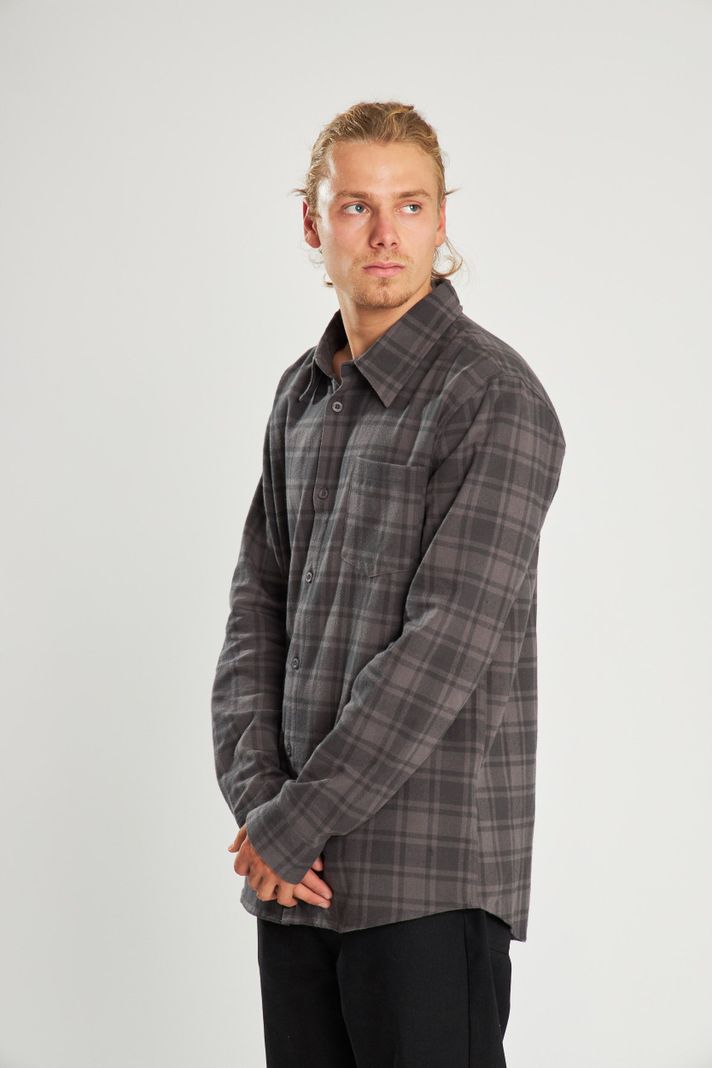 Camisa Franela Fleet Gris-2