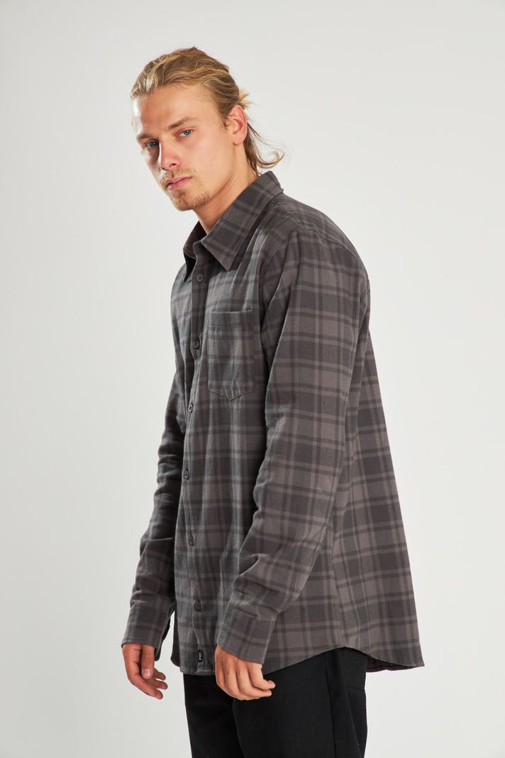 Camisa Franela Fleet Gris-3