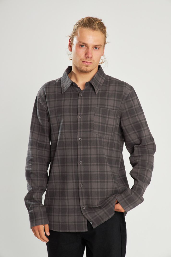 Camisa Franela Fleet Gris-4