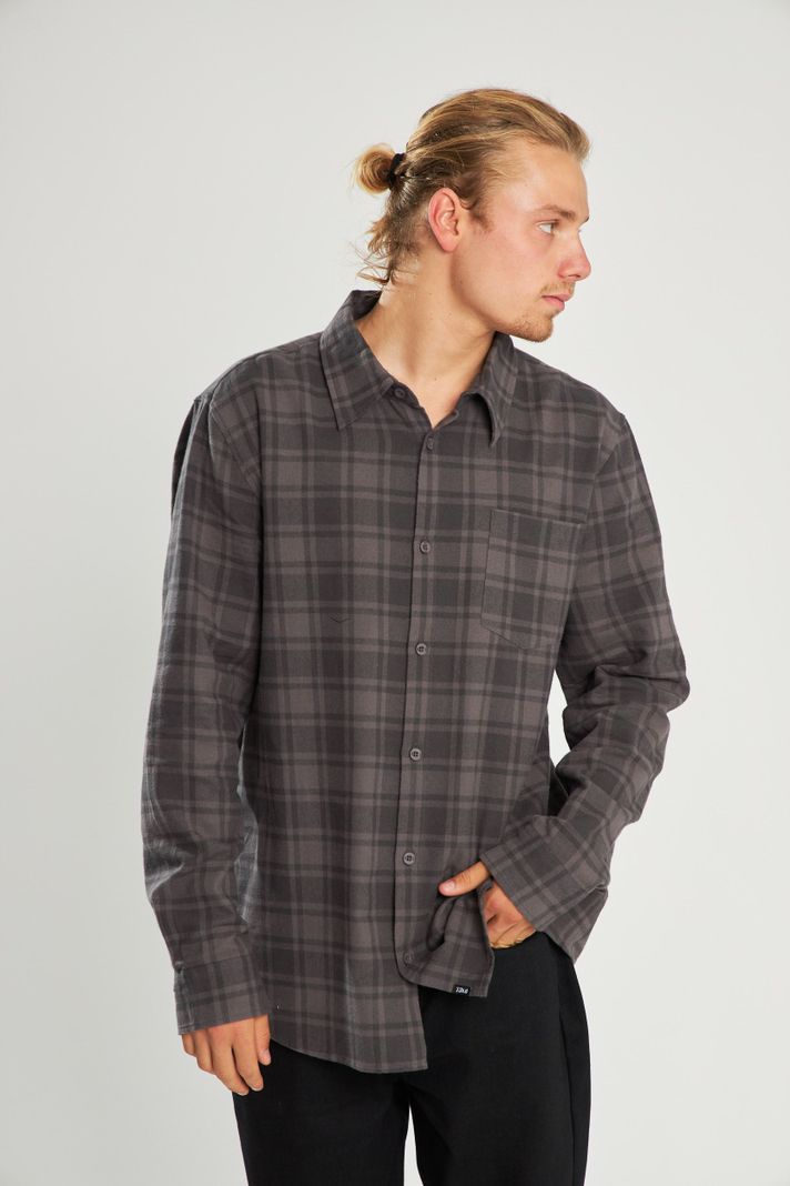 Camisa Franela Fleet Gris-6
