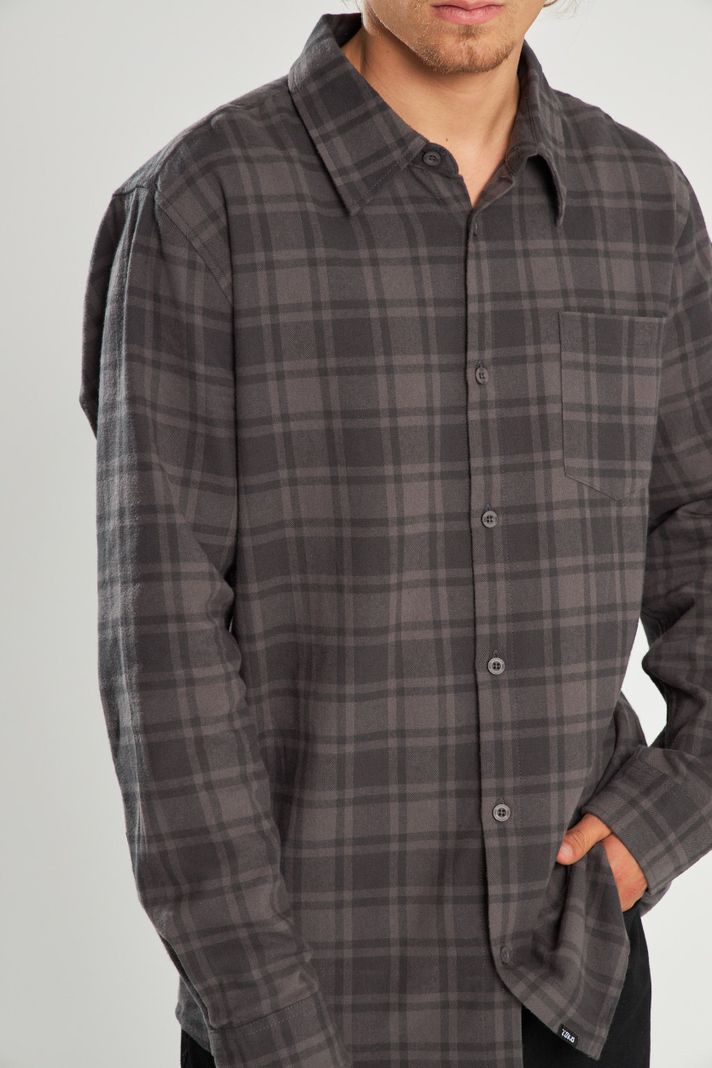 Camisa Franela Fleet Gris-7