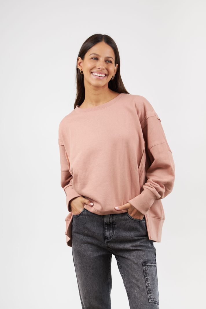 Poleron Coast Rosado Toke Mujer-0