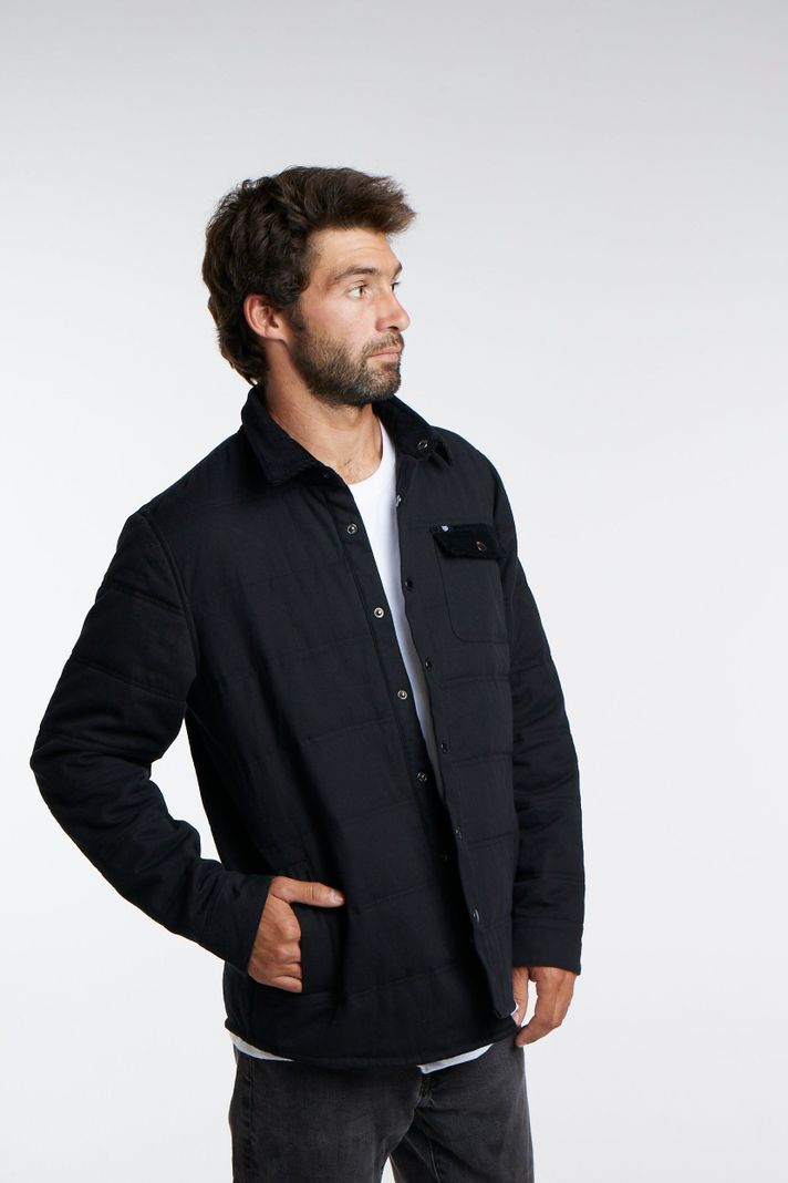 Chaqueta Canvas Negra Toke-2