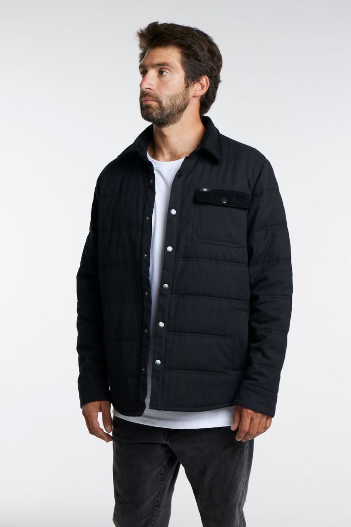 Chaqueta Canvas Negra Toke-3