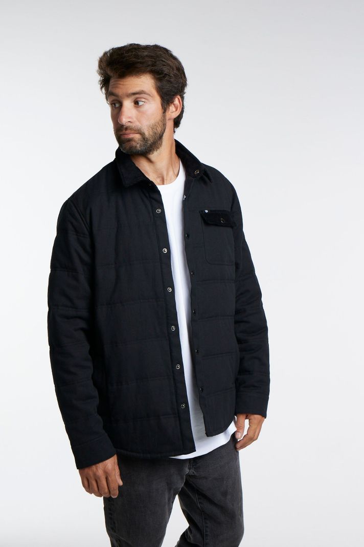 Chaqueta Canvas Negra Toke-4